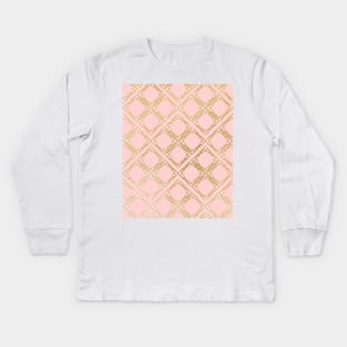 Romantic Blush Kids Long Sleeve T-Shirt